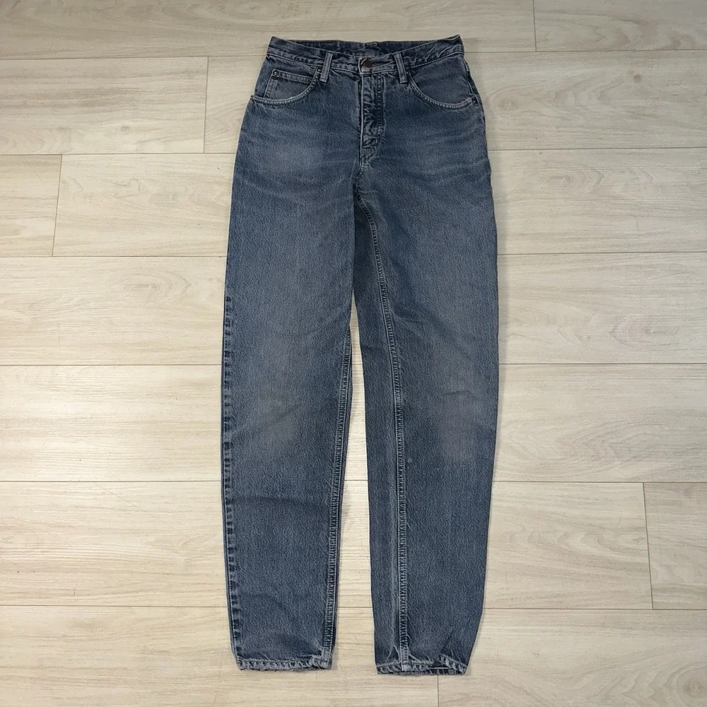 Edwin Jeans Mens 29x32 (27x31) Blue Denim Slim‎ Retro Pants Distressed Faded